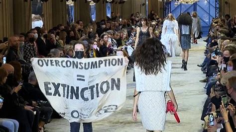 protesters louis vuitton|Louis Vuitton climate activist.